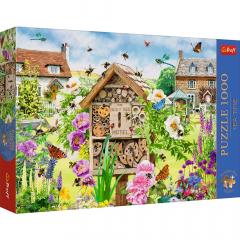Puzzle 1000 piese - Tea Time - Casa pentru albine