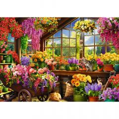 Puzzle 1000 piese - Tea Time - Pregatire pentru primavara
