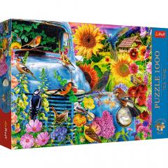 Puzzle 1000 piese - Tea Time - Viata la tara - Pasari cantatoare