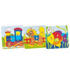 Set Power - puzzle cu butoane (3 modele)