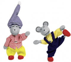 Set 2 papusi - Soricei - Lia si Luca