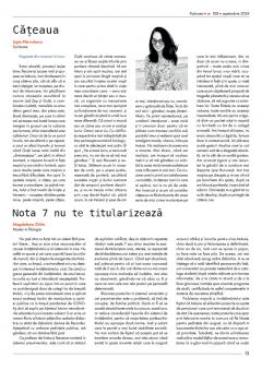 Fictiunea - Nr. 108, septembrie 2024