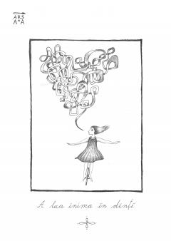 Carte postala Inima in dinti