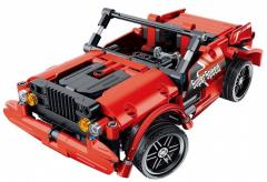 Set constructie - Masina sport - Rosu