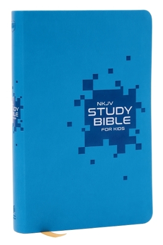 NKJV Study Bible for Kids, Blue Leathersoft: The Premier Study Bible ...