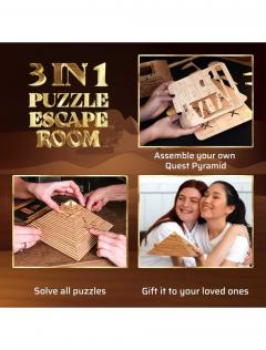 Puzzle 3D, 70 piese - Quest Pyramid