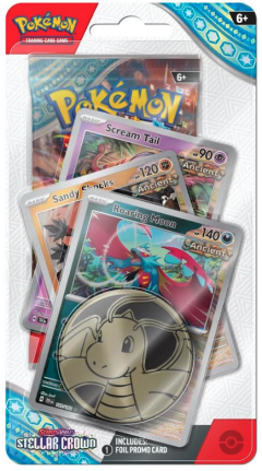 Pokemon TCG - Scarlet & Violet: Stellar Crown Premium Checklane Blister - Doua modele