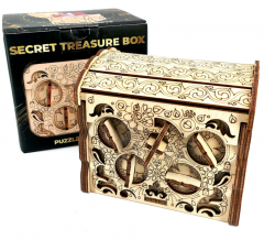 Puzzle 3D, 215 piese - Secret Treasure Box