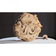 Puzzle 3D, 123 piese - Blackbeard’s Compass