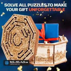 Puzzle 3D, 315 piese - Secret Maze Box