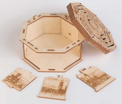 Puzzle 3D, 315 piese - Secret Maze Box