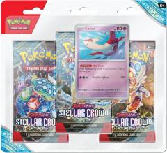 Pokemon TCG - Scarlet & Violet: Stellar Crown 3 Blister Booster - Doua modele