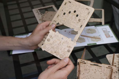 Puzzle 3D, 88 piese - Orbital Box Constructor