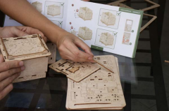 Puzzle 3D, 88 piese - Orbital Box Constructor