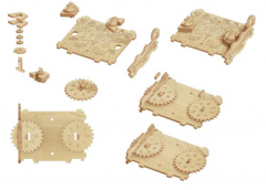 Puzzle 3D, 88 piese - Orbital Box Constructor