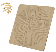 Puzzle din lemn, 173 piese - Trio Wooden