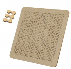 Puzzle din lemn, 173 piese - Trio Wooden