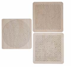 Puzzle din lemn, 173 piese - Trio Wooden