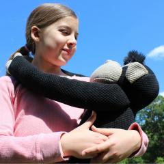 Papusa de plus - Jane's Greybeard the Chimpanzee - Full Size Plush Toy
