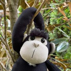 Papusa de plus - Jane's Greybeard the Chimpanzee - Full Size Plush Toy