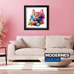 Puzzle din lemn, 200 piese - Cat