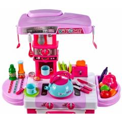 Jucarie - Bucatarie cu Lumini si sunete, electrocasnice, ceainic si accesorii