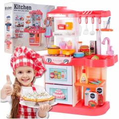 Set bucatarie cu lumini, sunete si accesorii - Malplay