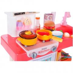 Set bucatarie cu lumini, sunete si accesorii - Malplay