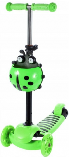 Trotineta - Malplay - Buburuza tip Scooter, Verde