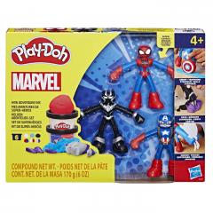 Set joaca cu accesorii - Marvel - 3 Eroi in actiune