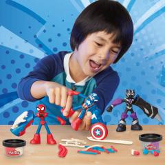 Set joaca cu accesorii - Marvel - 3 Eroi in actiune