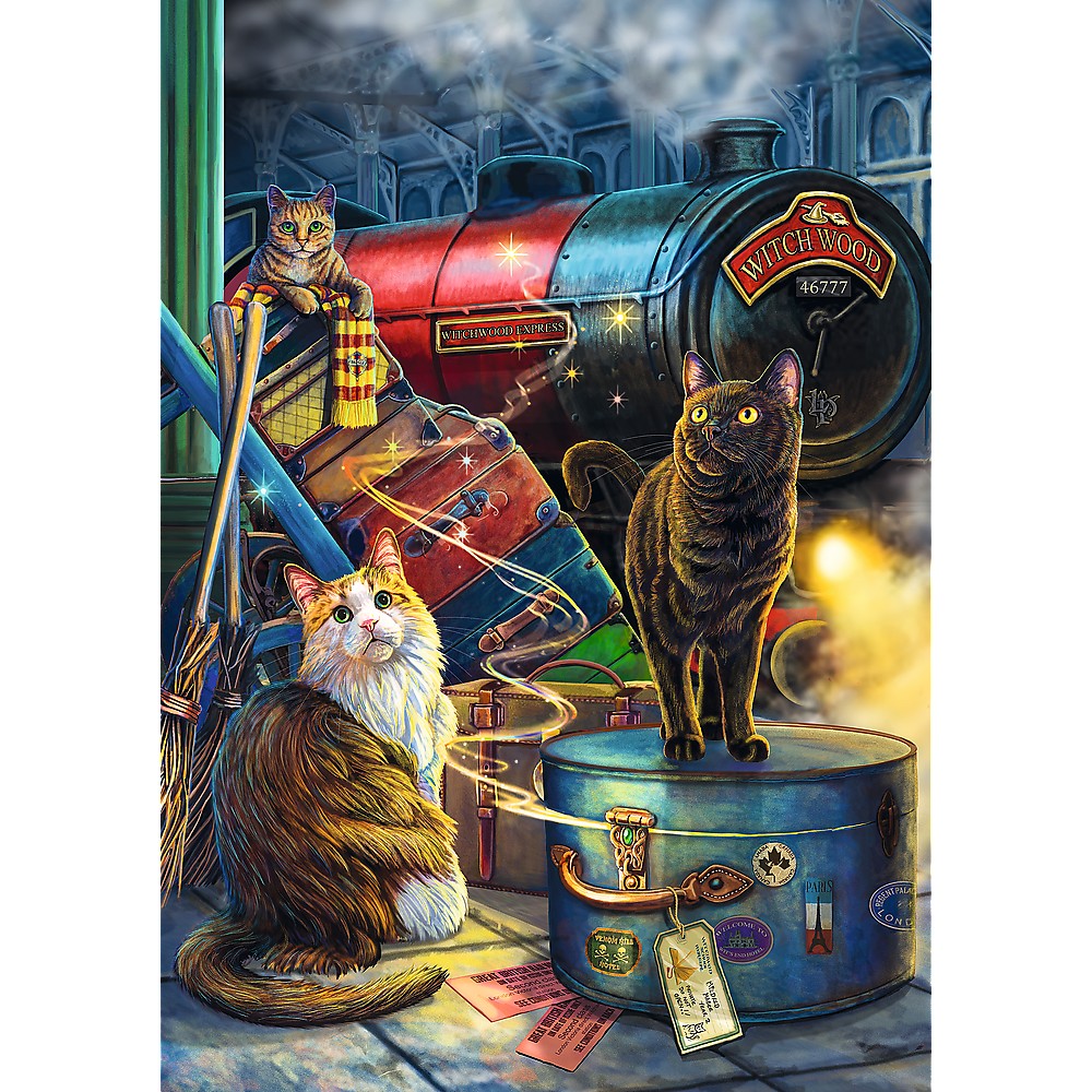 Puzzle 1000 de piese - Witchwood Express - Trefl