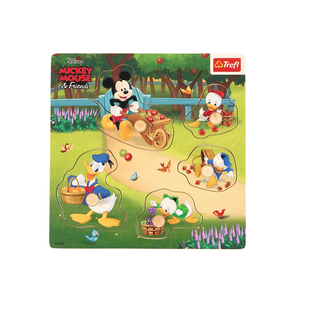 Puzzle din lemn - Disney - Mickey Mouse & Friends - Trefl