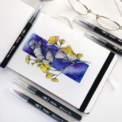 Set 25 markere - Ohuhu Watercolor - Multicolor