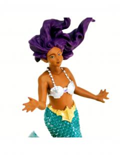 Figurina - Sirena cu par purpuriu