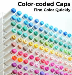 Set 40 markere - Ohuhu Oahu Dual Tips with Blender