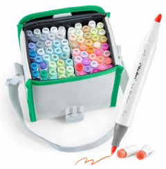 Set 72 carioci - Ohuhu Dual Tips - Multicolor