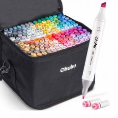 Set 160 carioci - Ohuhu Dual Tips - Multicolor