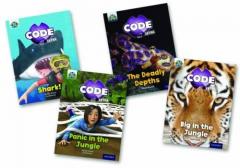 Coperta cărții Project X CODE Extra: Green Book Band, Oxford Level 5: Jungle Trail and Shark Dive, Mixed Pack of 4