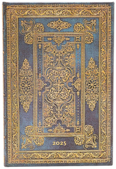 Agenda 2025 - Blue Luxe - Luxe Design - Mini, Horizontal, Hardcover