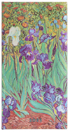 Agenda 2025 - Van Gogh’s Irises - Slim, Horizontal, Hardcover