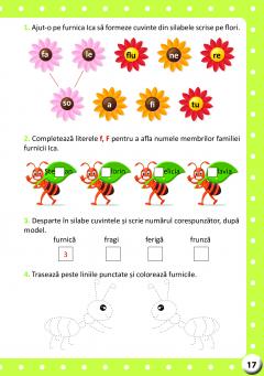 Aricel in lumea alfabetului - Caiet de comunicare in limba romana, clasa I