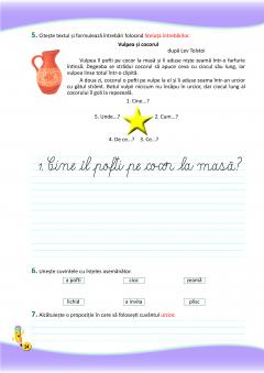 Comunicare in Limba Romana - Fise de evaluare clasa a II-a