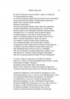 Rastiri catre cei de-o seama cu sine