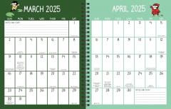 Sarah's Scribbles 12-Month 2025 Monthly/Weekly Planner Calendar 