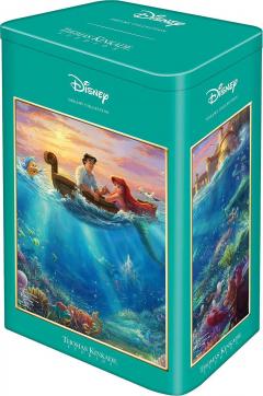 Puzzle 500 de piese - Disney - Arielle, cutie metalica