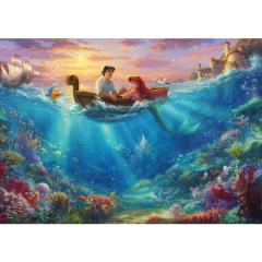 Puzzle 500 de piese - Disney - Arielle, cutie metalica