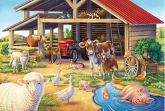 Puzzle 144 piese - Animalele mele favorite