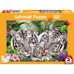 Puzzle 150 de piese - Tiger Family