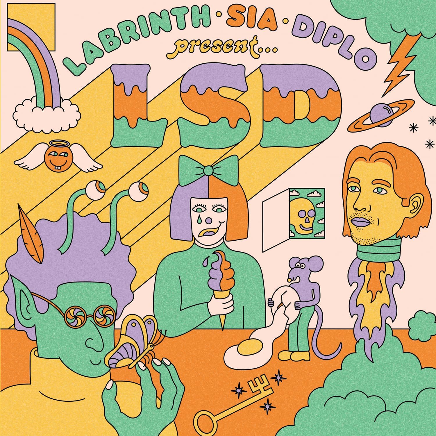 LSD (Sea Glass Vinyl, 5th Anniversary Edition) - Labrinth, Sia, Diplo